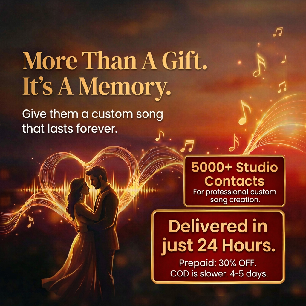 Personalized Anniversary Song | Custom Name & Love Story Music Gift
