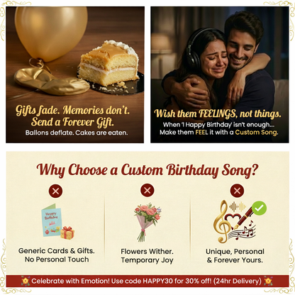 Birthday Song with Name & Story | Turn Their Birthday Into A Song With Their Name