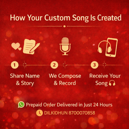 Surprise Your Love with a Custom Song — Written with Their Name & Story