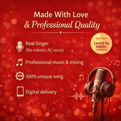 Surprise Your Love with a Custom Song — Written with Their Name & Story