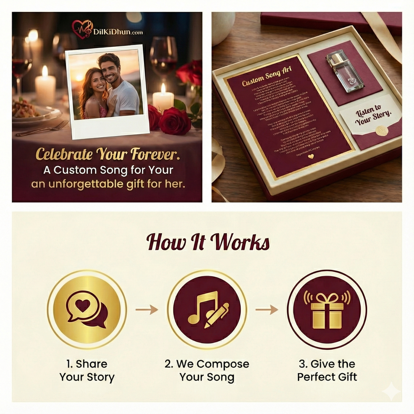 Personalized Anniversary Song | Custom Name & Love Story Music Gift